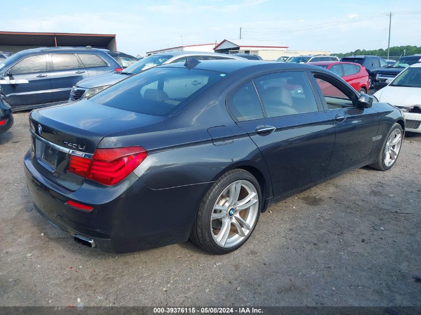 2013 BMW 740Li VIN: WBAYE4C54DD136856 Lot: 39376115