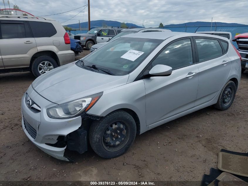 2014 Hyundai Accent Gs VIN: KMHCT5AE7EU162246 Lot: 39376123