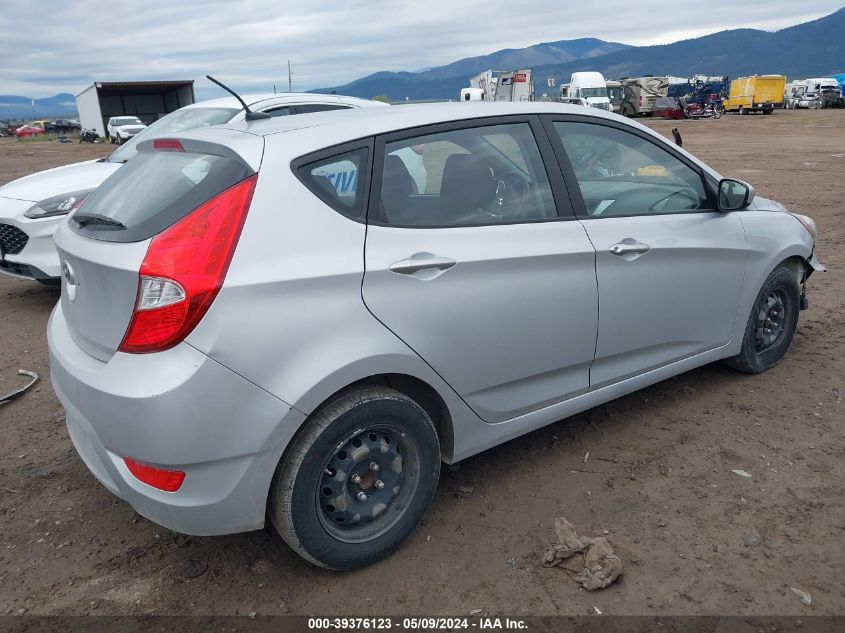 2014 Hyundai Accent Gs VIN: KMHCT5AE7EU162246 Lot: 39376123