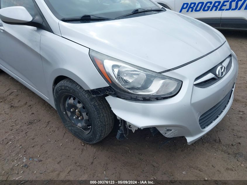 2014 Hyundai Accent Gs VIN: KMHCT5AE7EU162246 Lot: 39376123