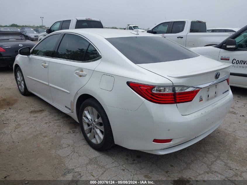 2013 Lexus Es 300H VIN: JTHBW1GG9D2028422 Lot: 39376124