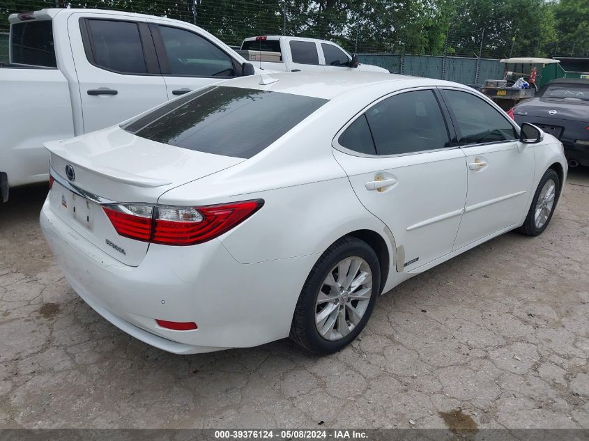 2013 Lexus Es 300H VIN: JTHBW1GG9D2028422 Lot: 39376124