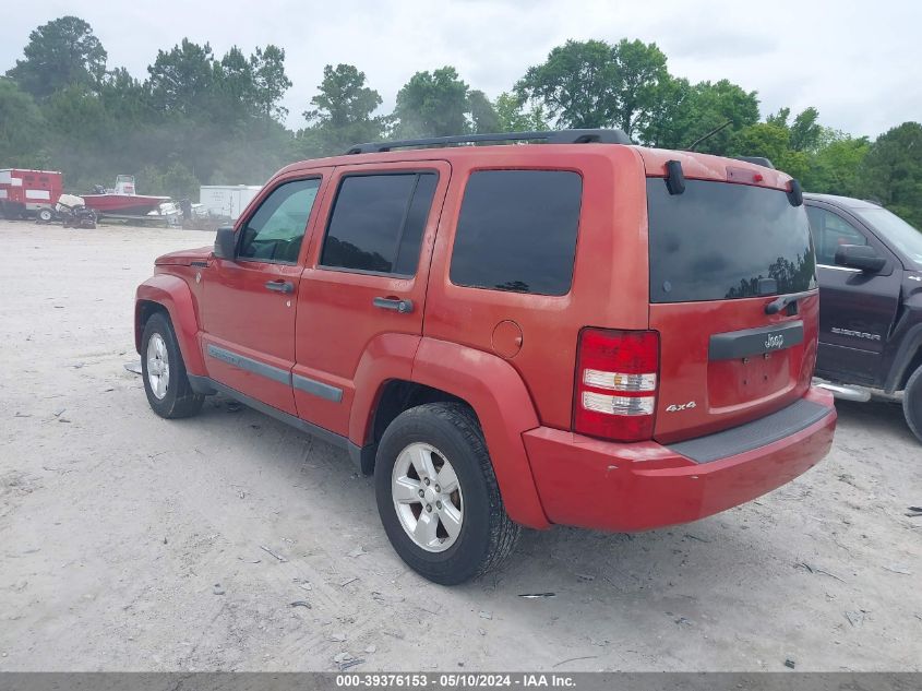 2009 Jeep Liberty Sport VIN: 1J8GN28K39W521542 Lot: 39376153