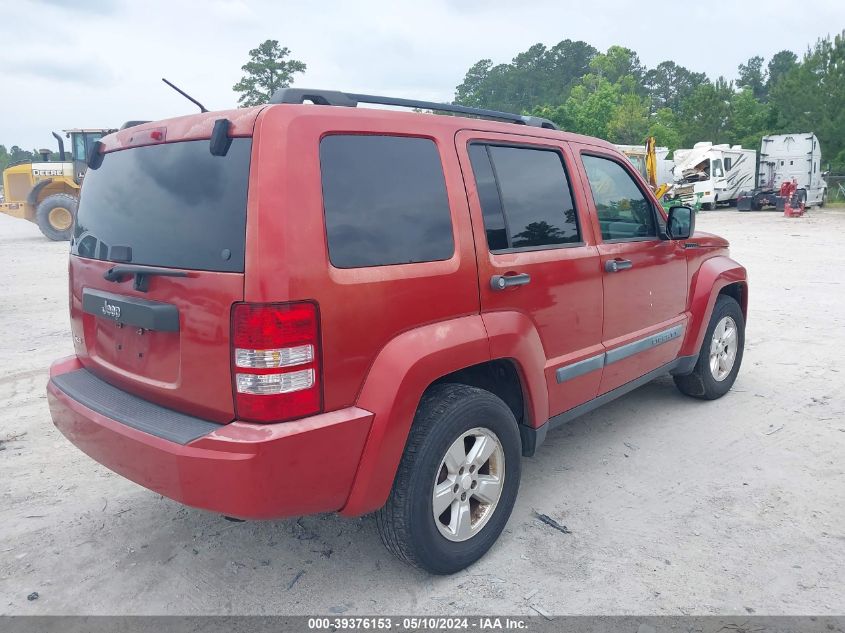 2009 Jeep Liberty Sport VIN: 1J8GN28K39W521542 Lot: 39376153