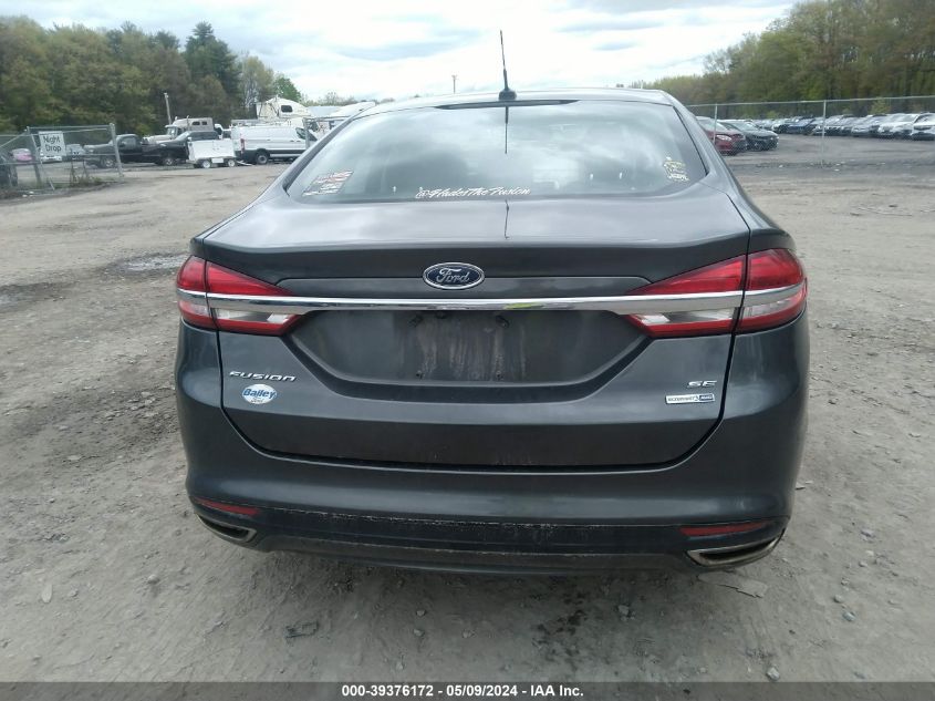 2017 Ford Fusion Se VIN: 3FA6P0T9XHR183988 Lot: 39376172