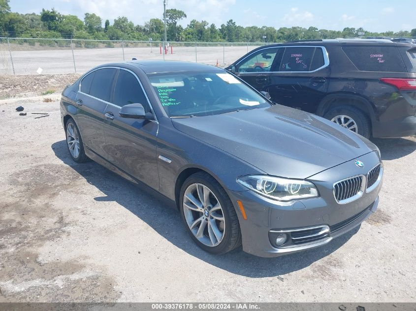 2016 BMW 535I VIN: WBA5B1C56GG134653 Lot: 39376178