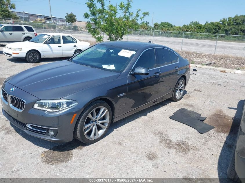 2016 BMW 535I VIN: WBA5B1C56GG134653 Lot: 39376178