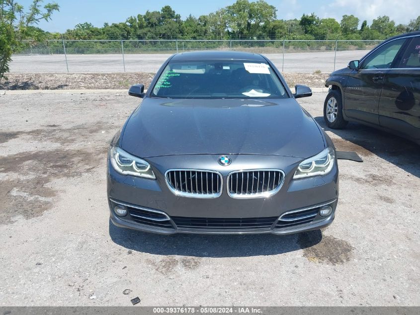 2016 BMW 535I VIN: WBA5B1C56GG134653 Lot: 39376178