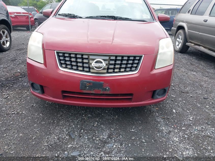 2007 Nissan Sentra 2.0Sl VIN: 3N1AB61E57L711348 Lot: 39376183