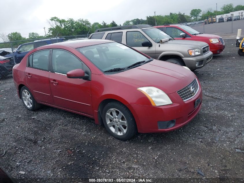 2007 Nissan Sentra 2.0Sl VIN: 3N1AB61E57L711348 Lot: 39376183