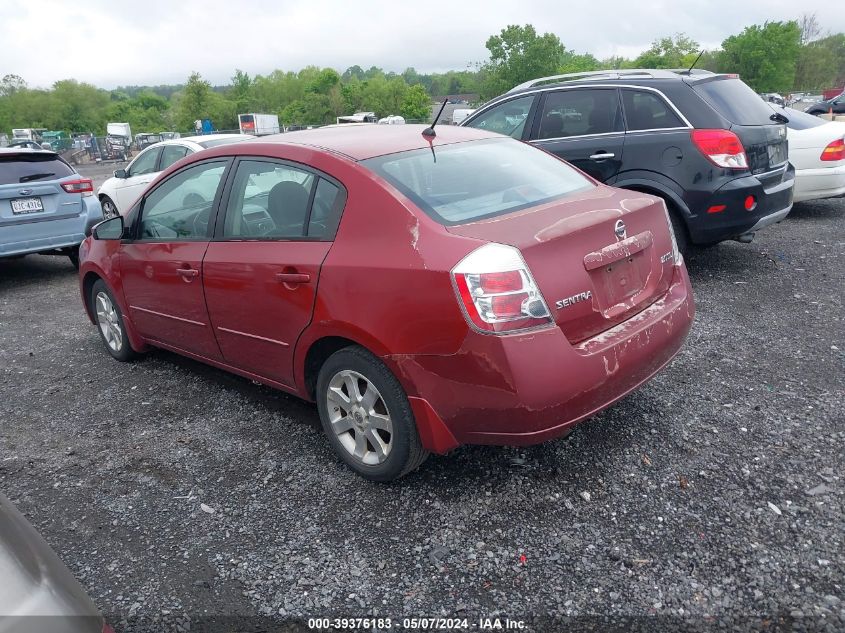 2007 Nissan Sentra 2.0Sl VIN: 3N1AB61E57L711348 Lot: 39376183