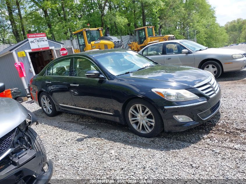 2012 Hyundai Genesis 4.6 VIN: KMHGC4DF9CU204655 Lot: 39376188