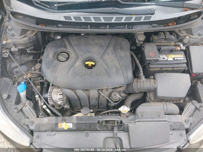 2013 Hyundai Elantra Gls VIN: 5NPDH4AE4DH376639 Lot: 39376195