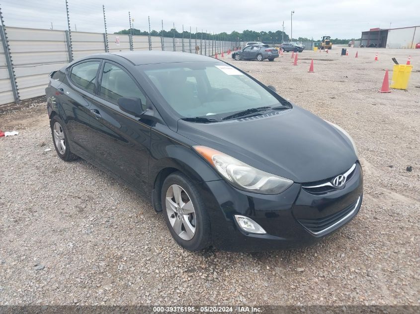 2013 Hyundai Elantra Gls VIN: 5NPDH4AE4DH376639 Lot: 39376195