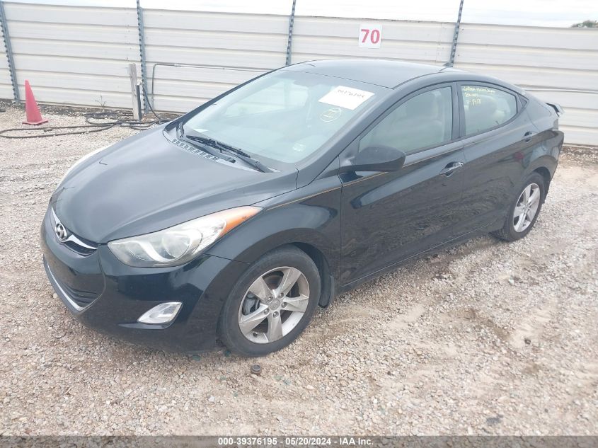 2013 Hyundai Elantra Gls VIN: 5NPDH4AE4DH376639 Lot: 39376195