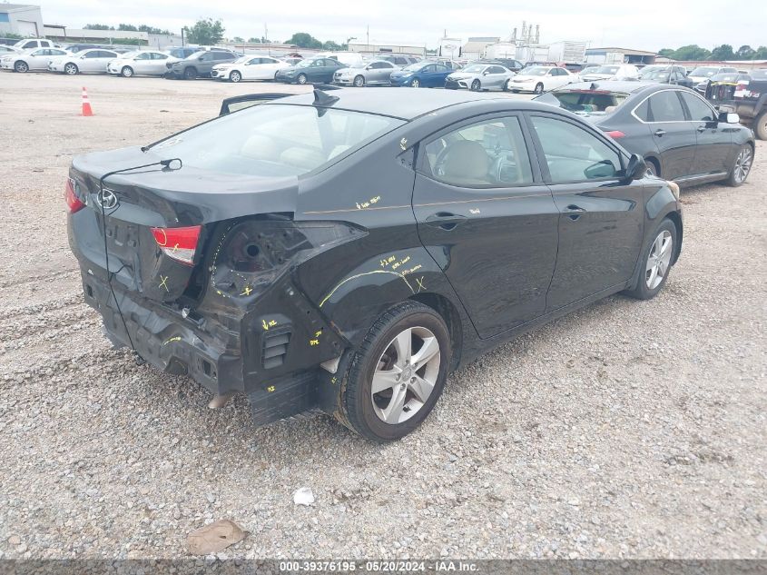 2013 Hyundai Elantra Gls VIN: 5NPDH4AE4DH376639 Lot: 39376195