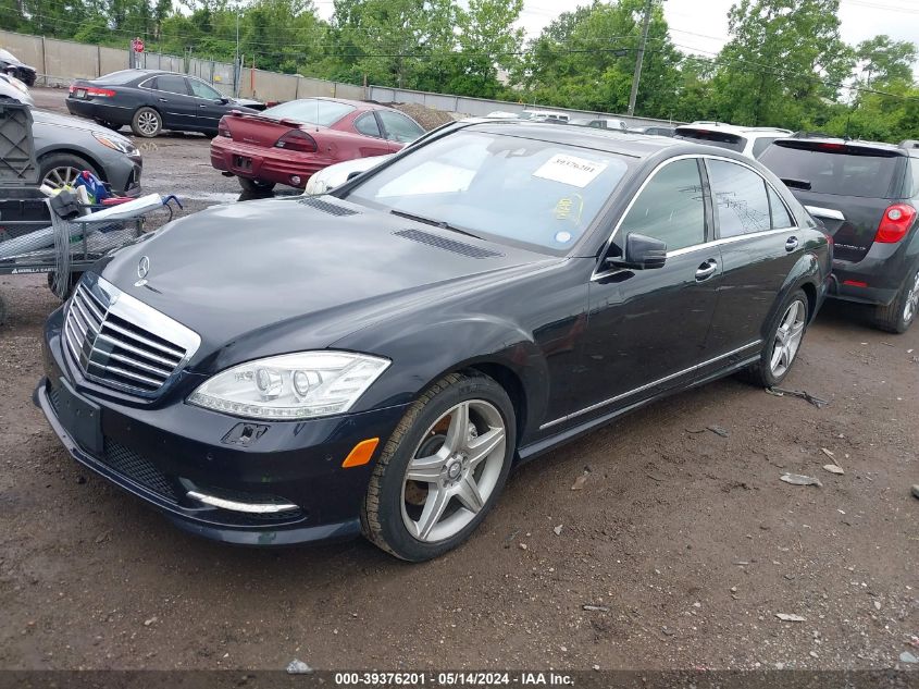 2010 Mercedes-Benz S 550 4Matic VIN: WDDNG8GB7AA313104 Lot: 39376201