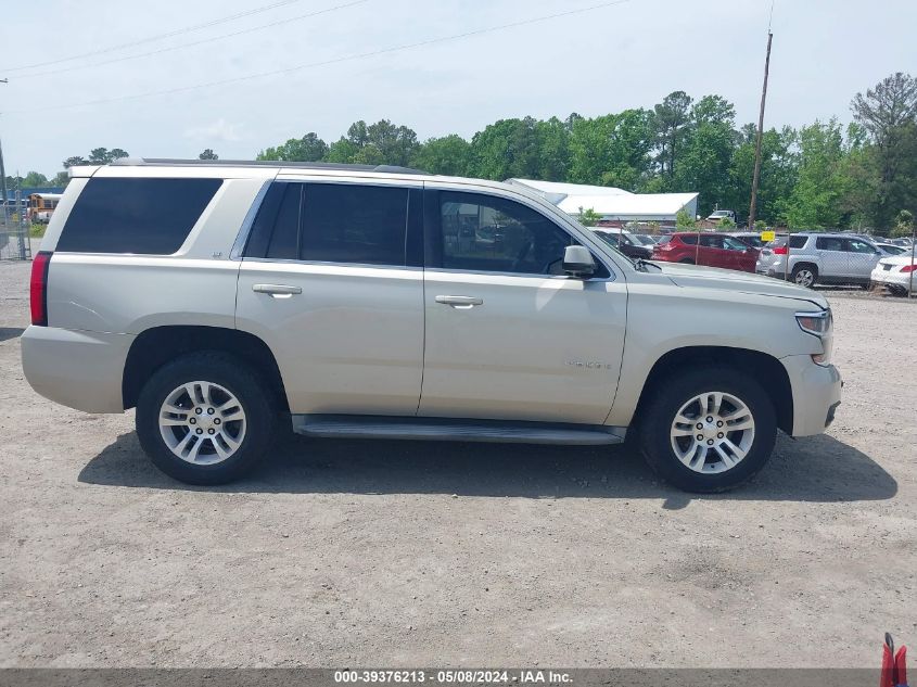 2015 Chevrolet Tahoe Lt VIN: 1GNSKBKC0FR166195 Lot: 39376213