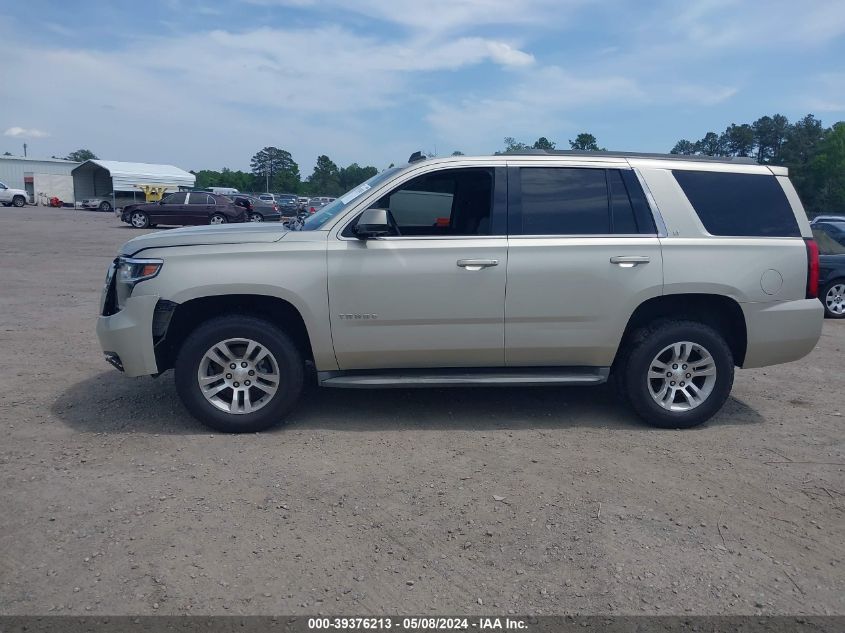 2015 Chevrolet Tahoe Lt VIN: 1GNSKBKC0FR166195 Lot: 39376213