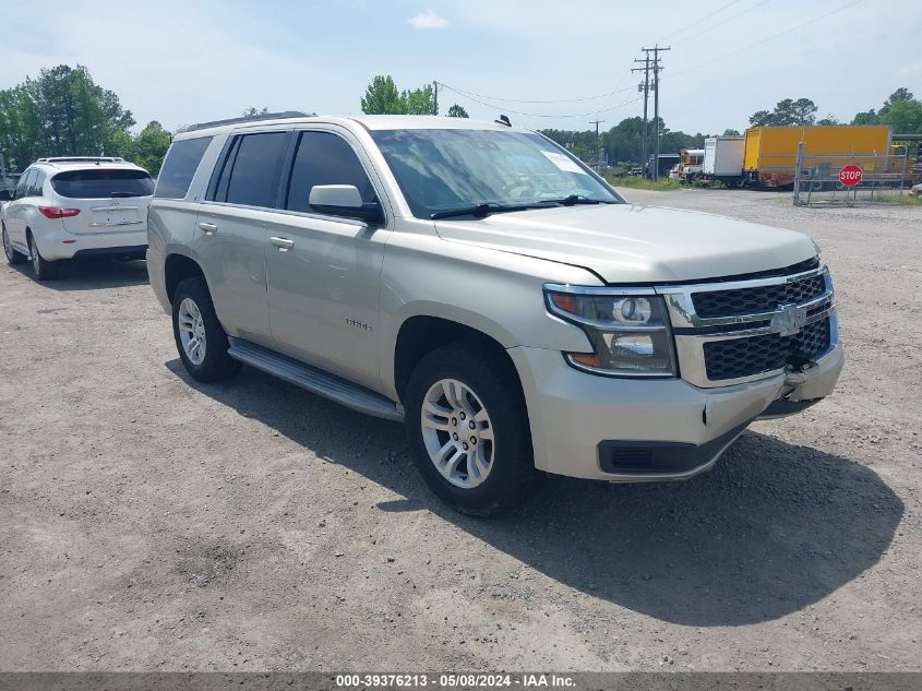 2015 Chevrolet Tahoe Lt VIN: 1GNSKBKC0FR166195 Lot: 39376213