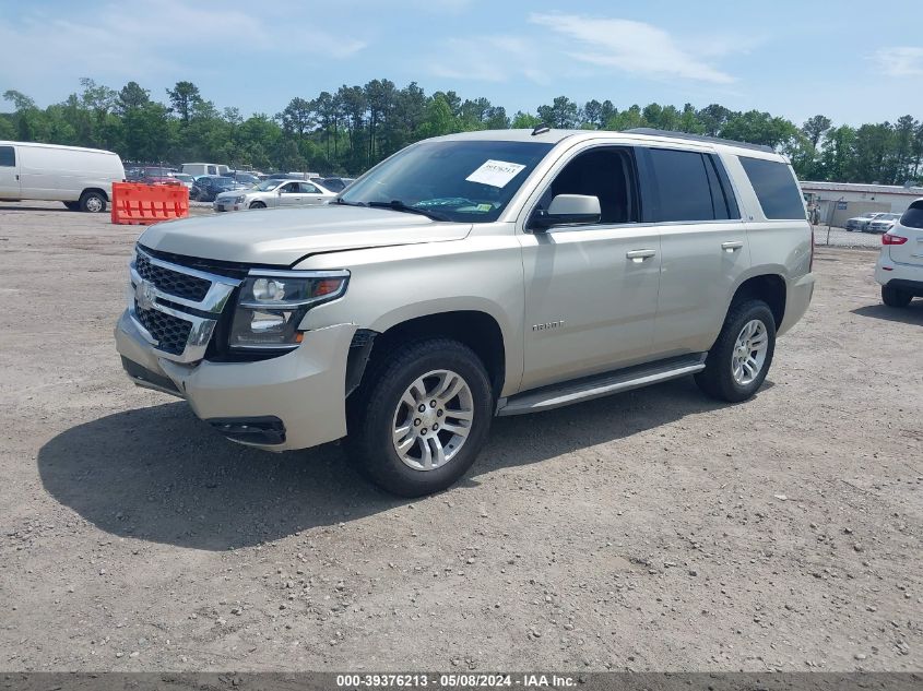 2015 Chevrolet Tahoe Lt VIN: 1GNSKBKC0FR166195 Lot: 39376213