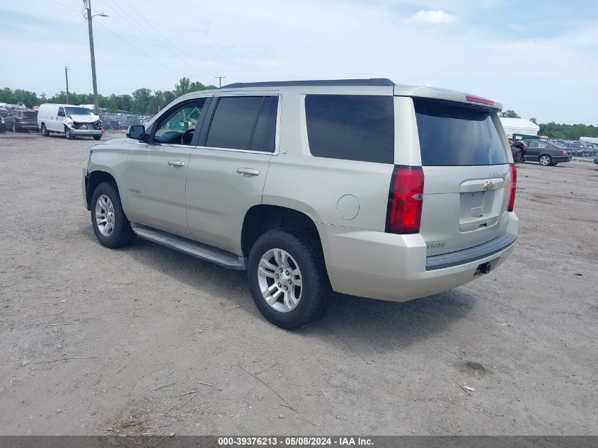 2015 Chevrolet Tahoe Lt VIN: 1GNSKBKC0FR166195 Lot: 39376213