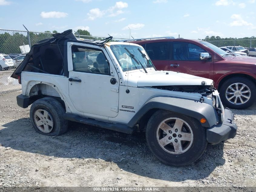 2012 Jeep Wrangler Sport VIN: 1C4AJWAG7CL119442 Lot: 39376216