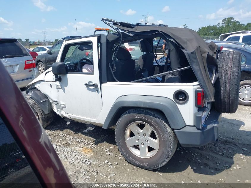 2012 Jeep Wrangler Sport VIN: 1C4AJWAG7CL119442 Lot: 39376216