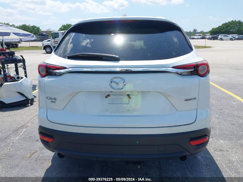 2022 Mazda Cx-9 Touring VIN: JM3TCBCY2N0607744 Lot: 39376225