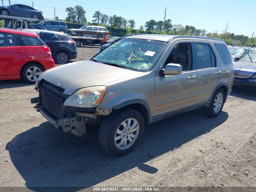 2006 Honda Cr-V Se VIN: JHLRD78926C027881 Lot: 39376231