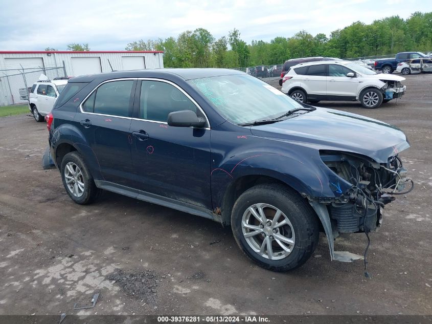 2017 Chevrolet Equinox Ls VIN: 2GNFLEEK7H6243629 Lot: 39376281