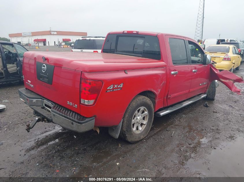 2006 Nissan Titan Le VIN: 1N6BA07BX6N557455 Lot: 39376291