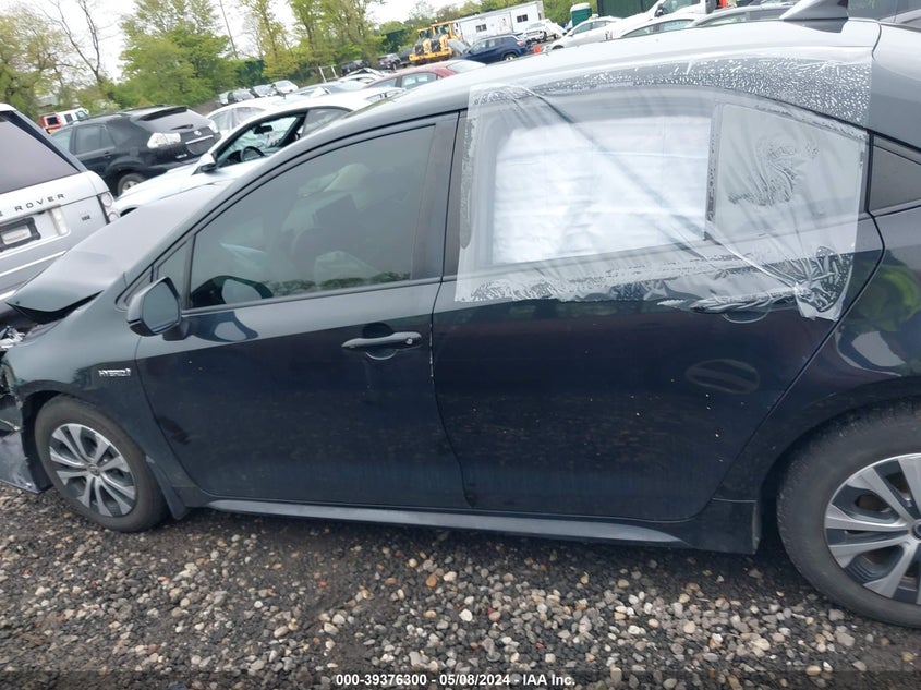 VIN JTDEAMDE5MJ000950 2021 TOYOTA COROLLA HYBRID LE