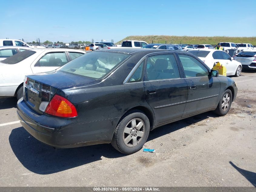 2002 Toyota Avalon Xl VIN: 4T1BF28B32U235685 Lot: 39376301