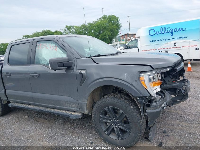 2021 Ford F-150 Lariat VIN: 1FTFW1E50MFA45509 Lot: 39376302