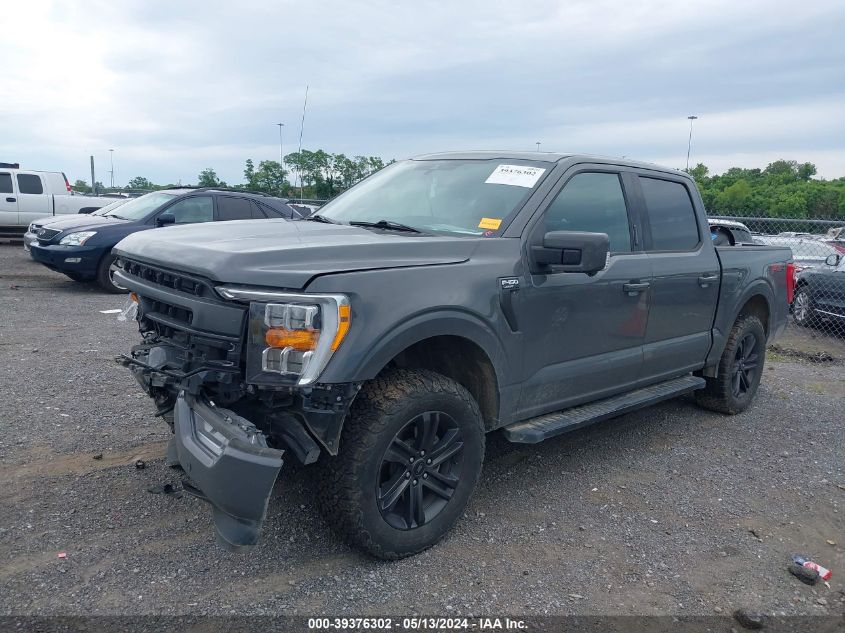 2021 Ford F-150 Lariat VIN: 1FTFW1E50MFA45509 Lot: 39376302