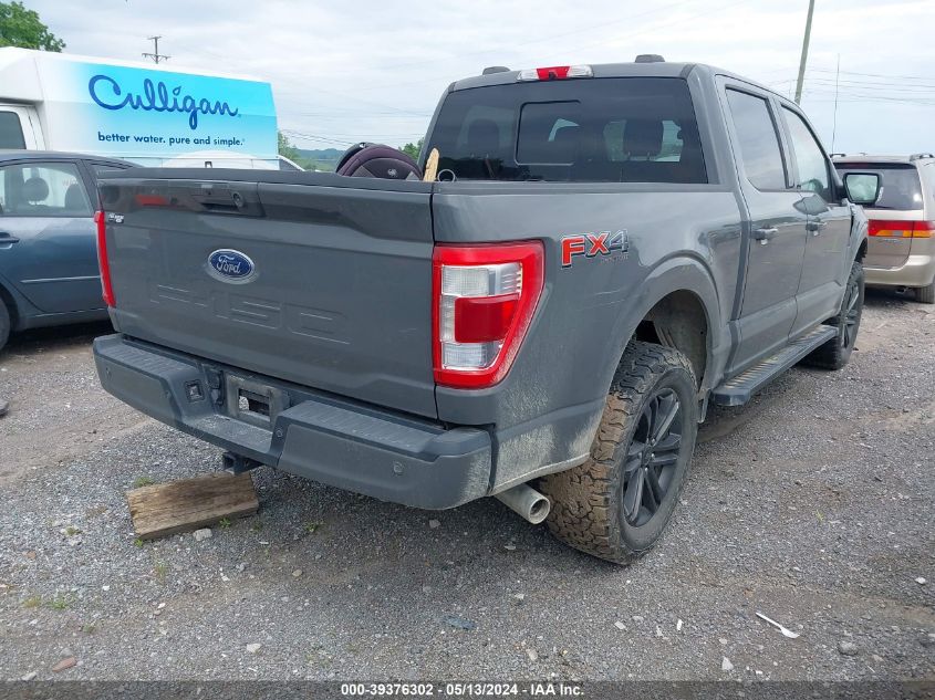 2021 Ford F-150 Lariat VIN: 1FTFW1E50MFA45509 Lot: 39376302