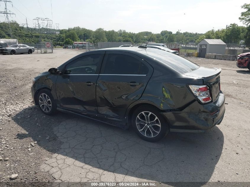 2020 Chevrolet Sonic Fwd Lt VIN: 1G1JD5SB2L4103575 Lot: 39376323