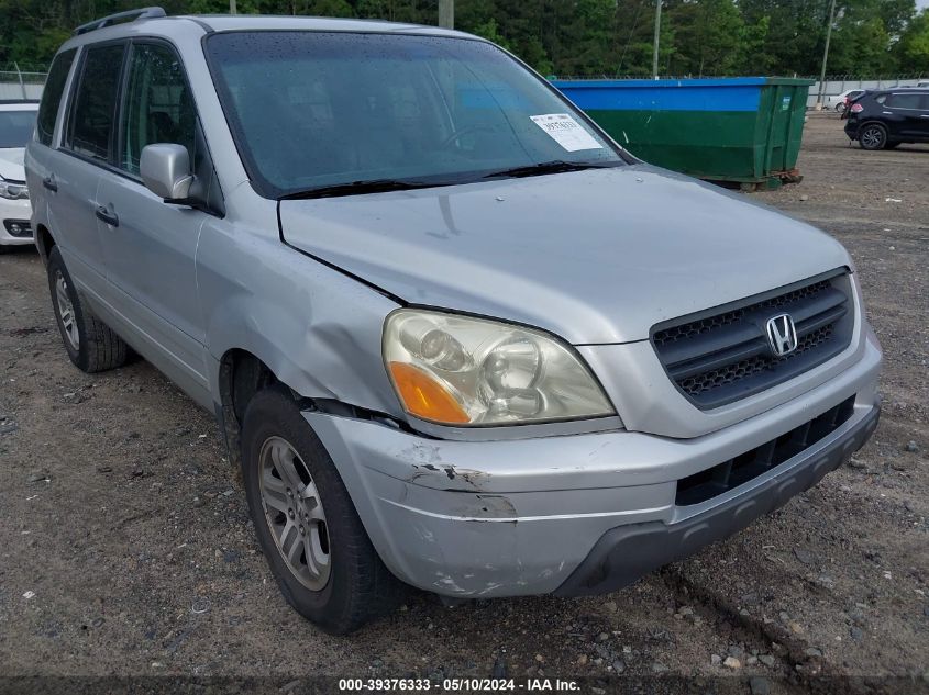 2003 Honda Pilot Ex-L VIN: 2HKYF18533H579371 Lot: 39376333