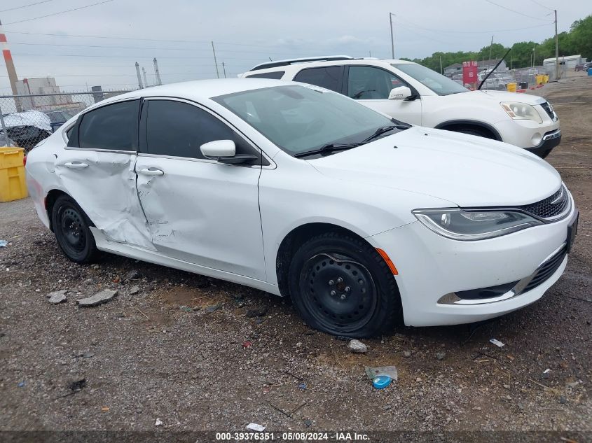 2015 Chrysler 200 Limited VIN: 1C3CCCAB7FN510660 Lot: 39376351