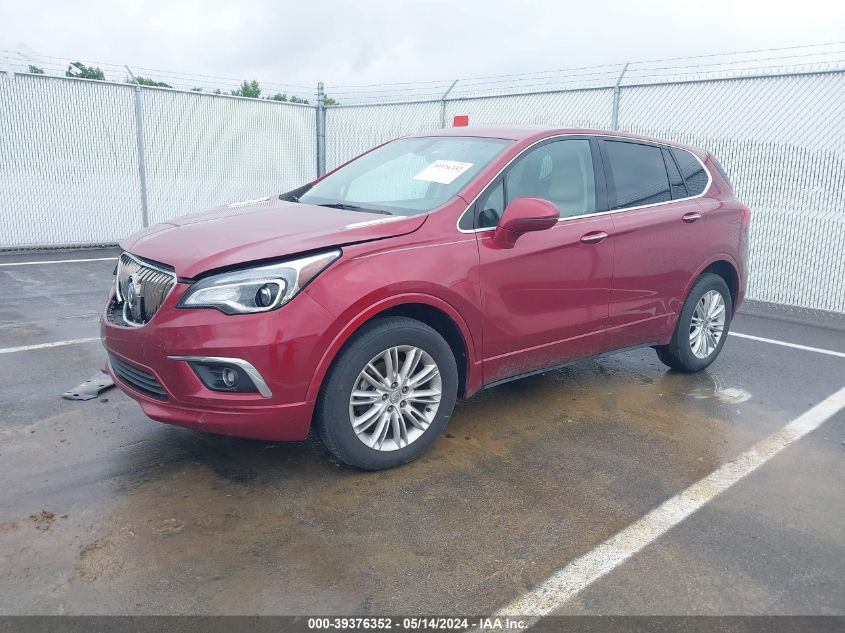 2017 Buick Envision Preferred VIN: LRBFXASA8HD007301 Lot: 39376352