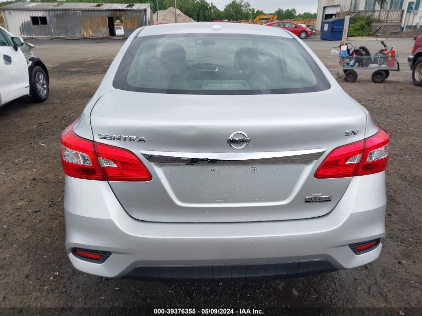 2019 Nissan Sentra Sv VIN: 3N1AB7AP2KY298226 Lot: 39376355