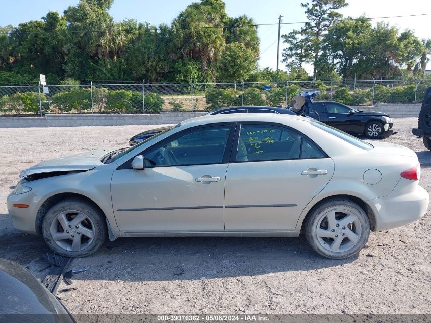 2004 Mazda Mazda6 I VIN: 1YVFP80C645N46108 Lot: 39376362