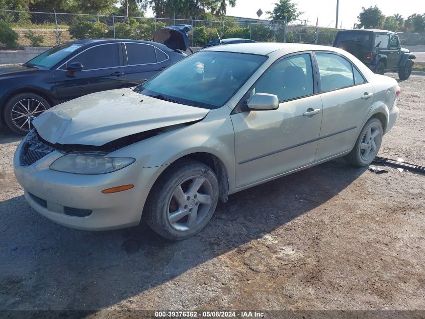 2004 Mazda Mazda6 I VIN: 1YVFP80C645N46108 Lot: 39376362