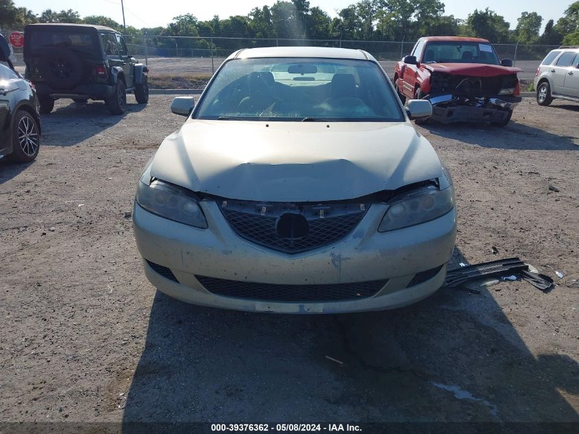 2004 Mazda Mazda6 I VIN: 1YVFP80C645N46108 Lot: 39376362