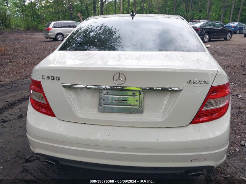 2010 Mercedes-Benz C 300 Luxury 4Matic/Sport 4Matic VIN: WDDGF8BB4AR106609 Lot: 39376368