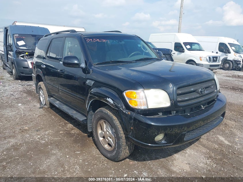 2002 Toyota Sequoia Sr5 V8 VIN: 5TDBT44A22S106749 Lot: 39376381