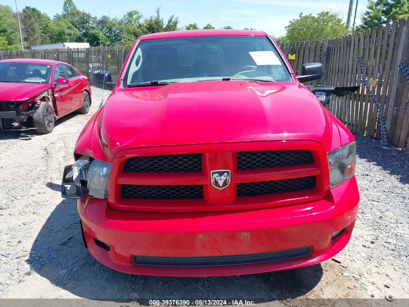 2012 Ram 1500 St VIN: 1C6RD7FT3CS303313 Lot: 39376390