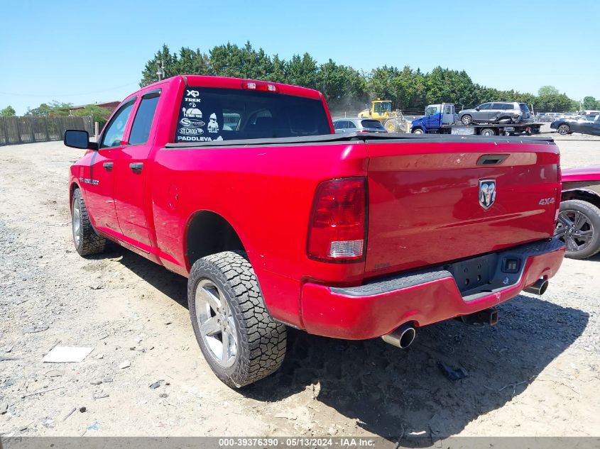 2012 Ram 1500 St VIN: 1C6RD7FT3CS303313 Lot: 39376390