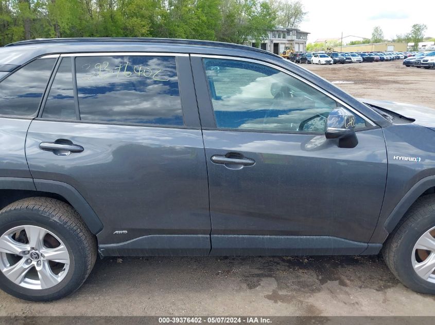 2021 Toyota Rav4 Xle Hybrid VIN: 4T3R6RFVXMU018584 Lot: 39376402